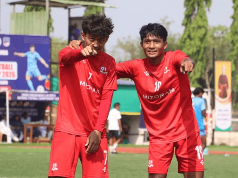 Mizoram put six past SAI, enter Swami Vivekananda U20 Men's C'ship semis (Credit: AIFF)
