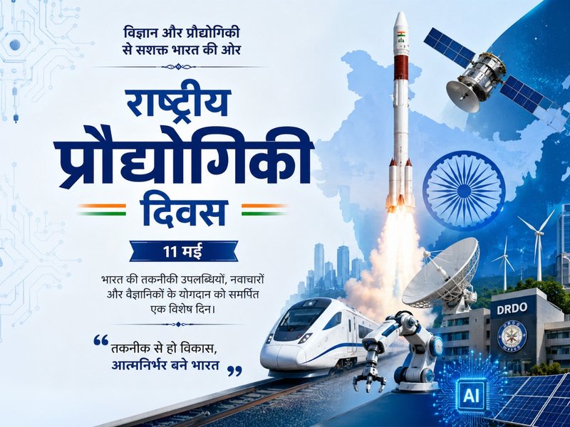 राष्ट्रीय प्रौद्योगिकी दिवस : पोखरण की तपती रेत से लेकर एआई तक भारत की जादुई तकनीकी उड़ान