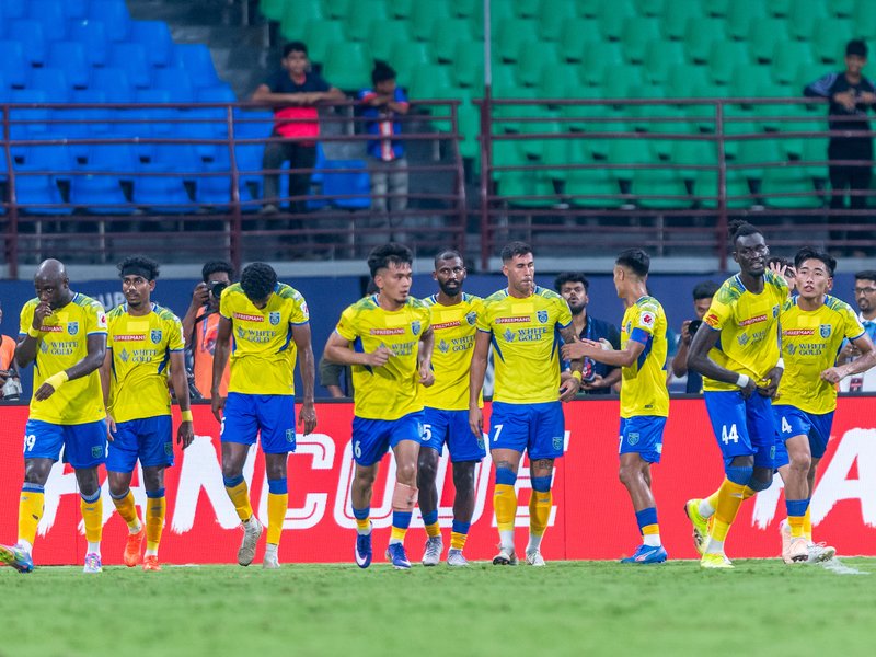 Kerala Blasters surge past Mohammedan Sporting, extend unbeaten run in Indian Super League (ISL) 2025-26 at the Jawaharlal Nehru Stadium in Kochi on Sunday. Photo credit: AIFF