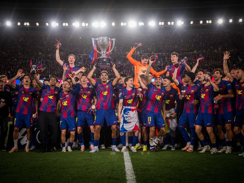 Barca secures La Liga title with Clasico win