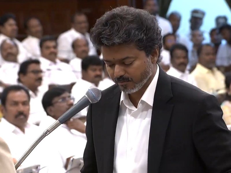 'I solemnly affirm with sincerity': CM Joseph Vijay takes oath as MLA in TN Assembly