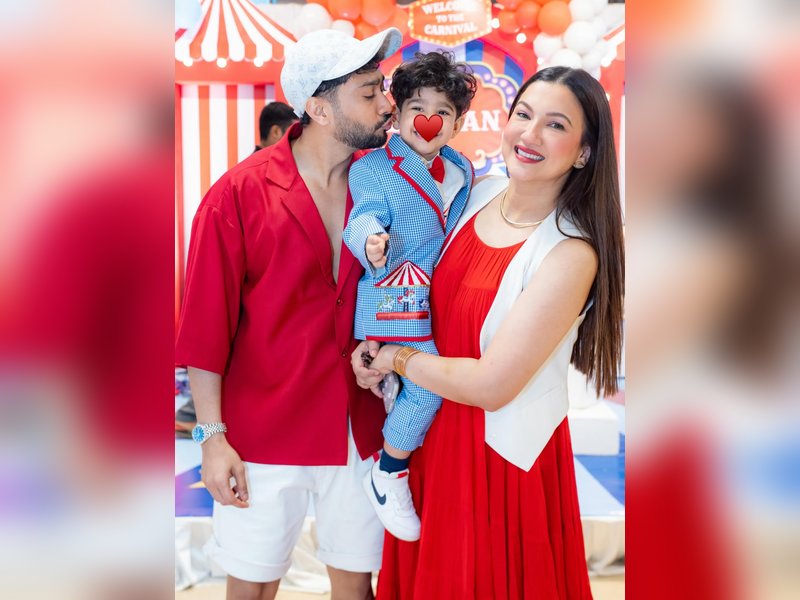 Gauahar Khan provides a glimpse into son Zehaan's circus themed birthday