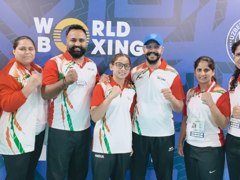 Indian U-17 girls enter eight finals, four boxers win bronze medals in the Asian Boxing U15 & U17 Championships 2026 in Tashkent, Uzbekistan. Photo credit: BAI