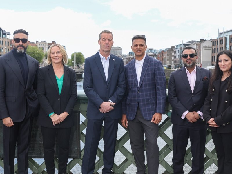 Rahul Draivd named owner of European T20 Premier League (ETPL) franchise Dublin Guardians in Dublin on Monday. Photo credit: ETPL
