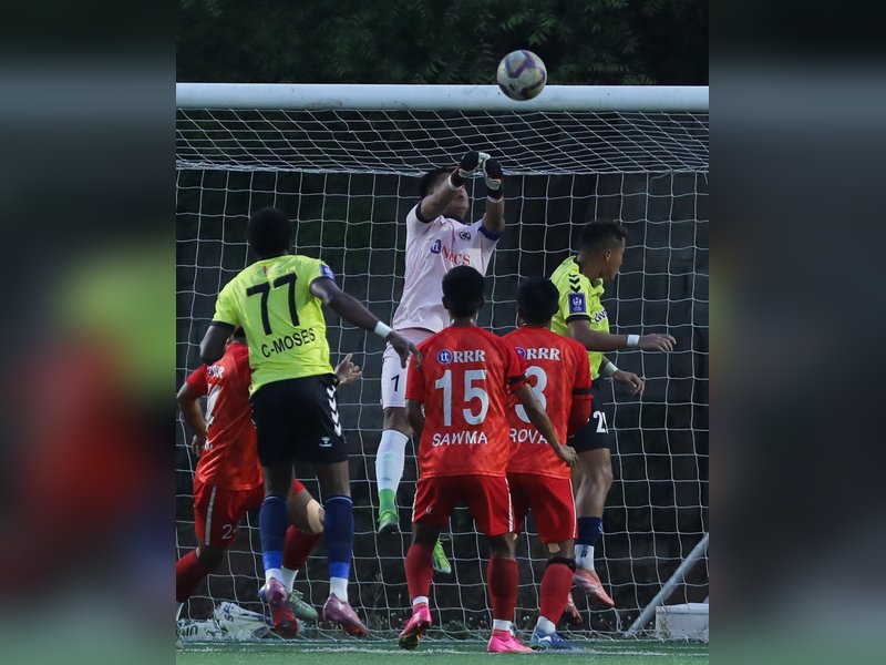 Real Kashmir defeat Aizawl FC to end campaign on a high in the Indian Football League (IFL) 2025-26 Relegation Phase match at the Deccan Arena in Hyderabad on Monday.  Photo credit: 