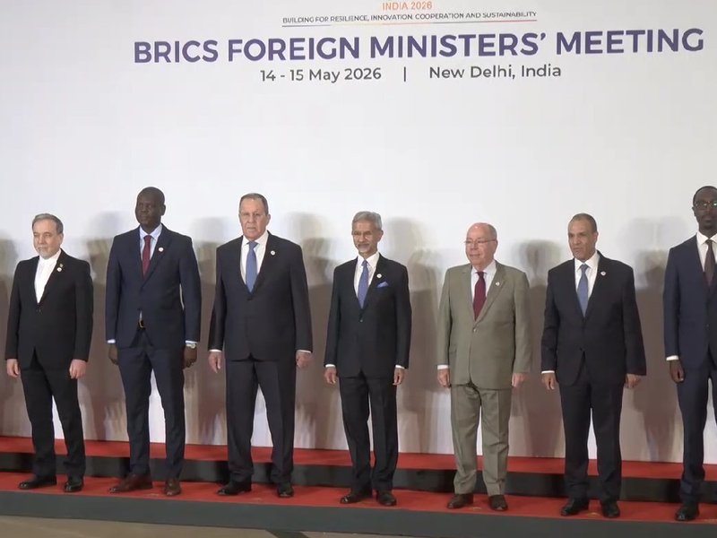 EAM Jaishankar welcomes global delegates at Bharat Mandapam for BRICS Foreign Ministers’ meet 