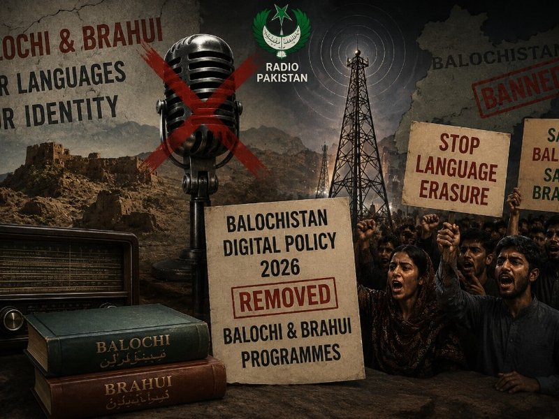 'Cunning and malicious': Student body on Pakistan's move to drop Balochi, Brahui radio programmes