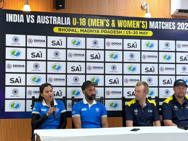 Indian U-18 hockey teams set for Australia test ahead of Asia Cup 2026. Photo credit: Hockey India