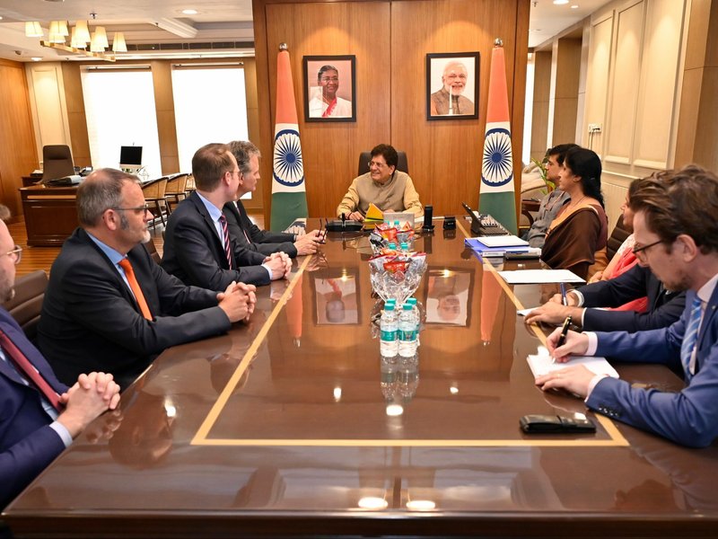 Piyush Goyal meets german leaders to advance India-EU trade partnership