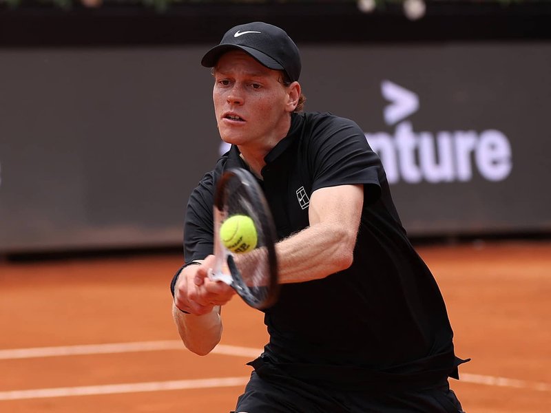 Jannik Sinner storms into semifinals of Italian Open with a dominant win over Andrey Rublev in Rome on Thursday. Photo credit: ATP Tour