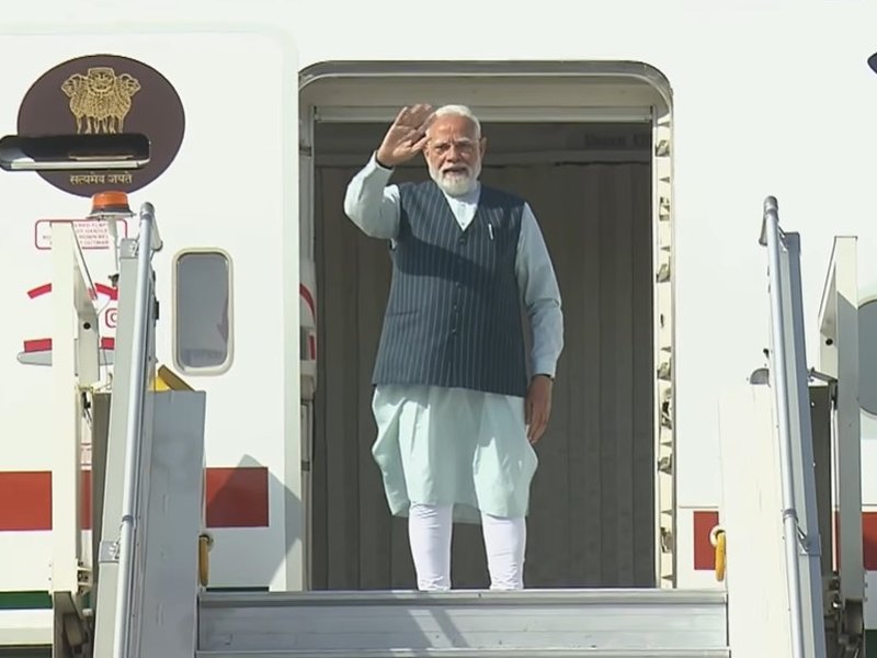 PM Modi emplanes for UAE to hold talks with President Sheikh Mohamed bin Zayed