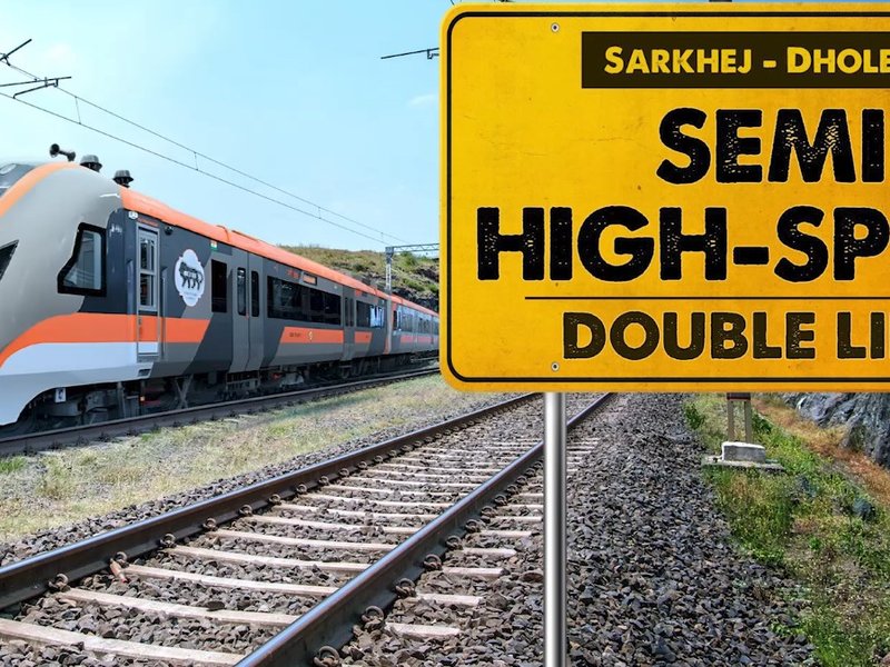 दुनिया में पहली बार ब्रॉड गेज ट्रैक पर दौड़ेगी सेमी हाई-स्पीड ट्रेन, अहमदाबाद–धोलेरा कॉरिडोर को मिली मंजूरी
