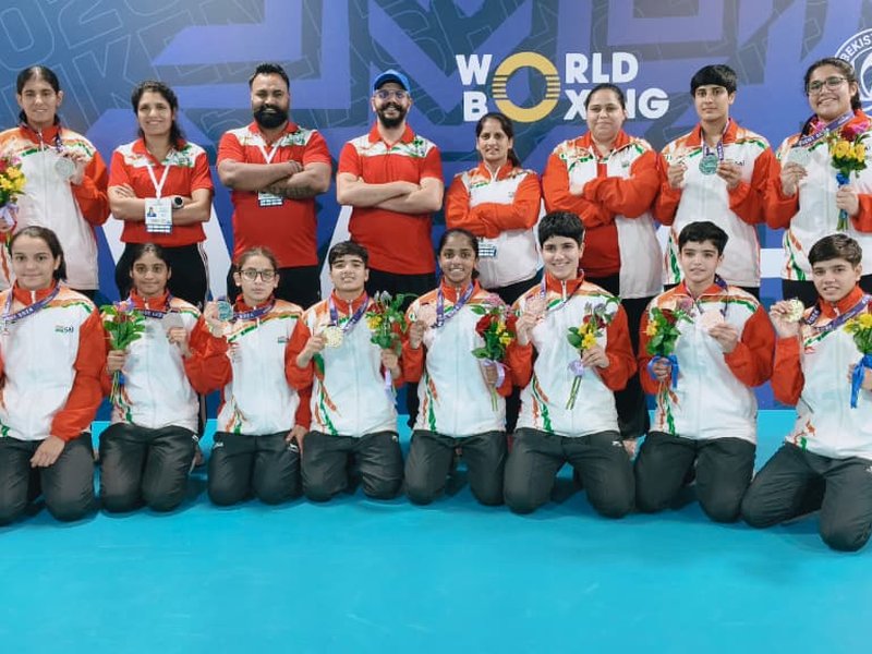 Asian Boxing U15 & U17 C'ships 2026: India secures two gold; U-17 girls lead with 12 medals (Credit: BFI)