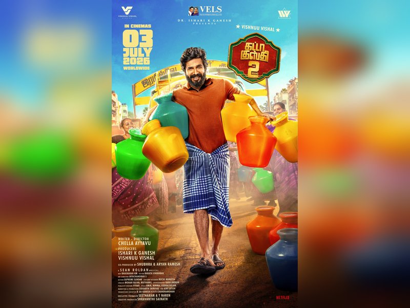 Vishnu Vishal's 'Gatta Kusthi 2' to hit screens on July 3 (Photo Credit: Vishnu Vishal/X)