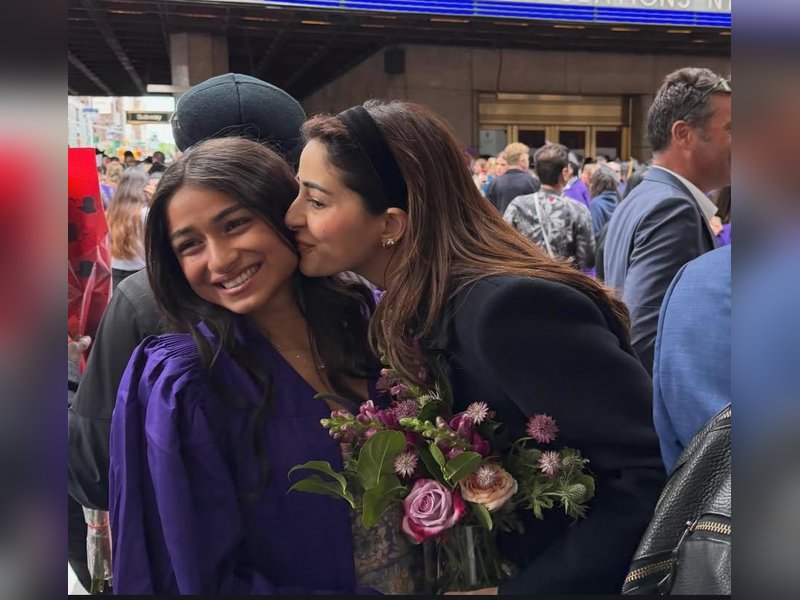 Ananya Panday expresses pride as her ‘Chuchu’ Rysa Panday graduates, shares fun family moments from New York