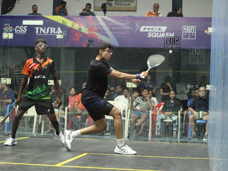 Aryaveer Dewan to spearhead Indian challenge at Asian Junior squash in China (Credit: SRFI)