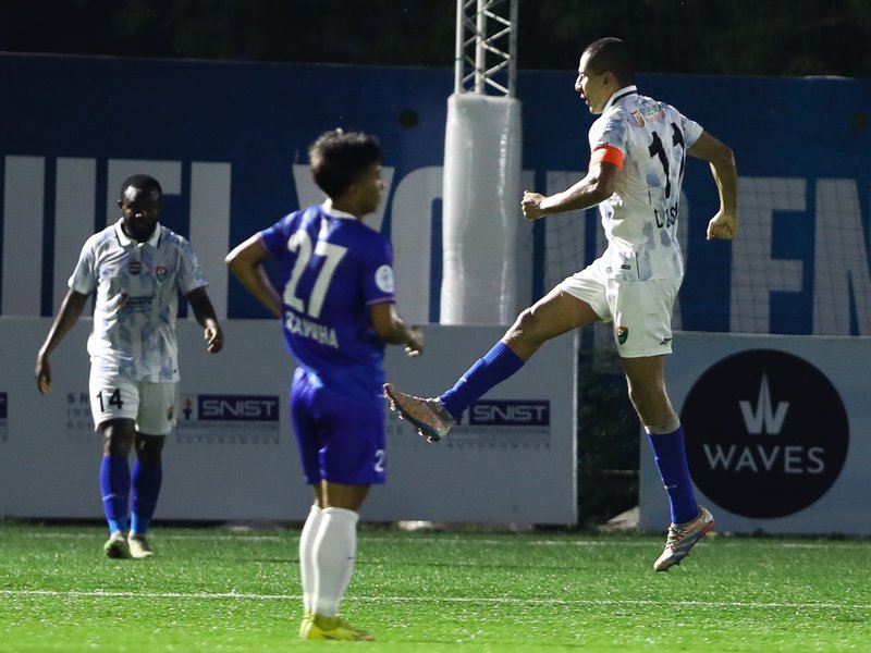 Sreenidi Deccan edge Chanmari to stay in title race in the Indian Football League (IFL) 2025-26 at the Deccan Arena, in Hyderabad, on Saturday. Photo credit: AIFF