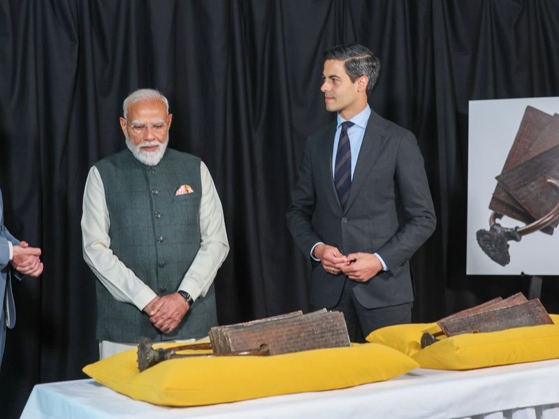 11th Century Chola Copper Plates to be repatriated from Netherlands: PM Modi
