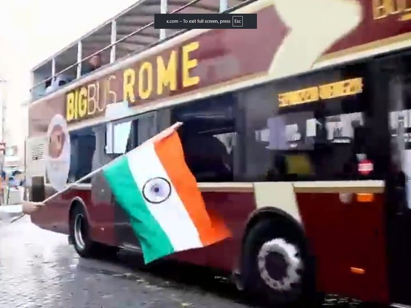 'Incredible India' tourism takes spotlight in streets of Rome with popular buses