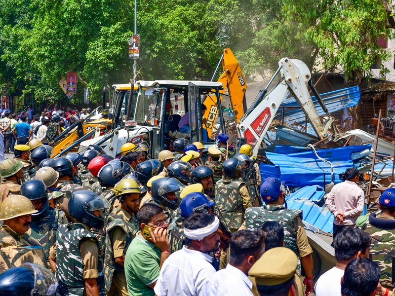 Lucknow bulldozer action: 240 lawyers’ chambers demolished following High Court order
