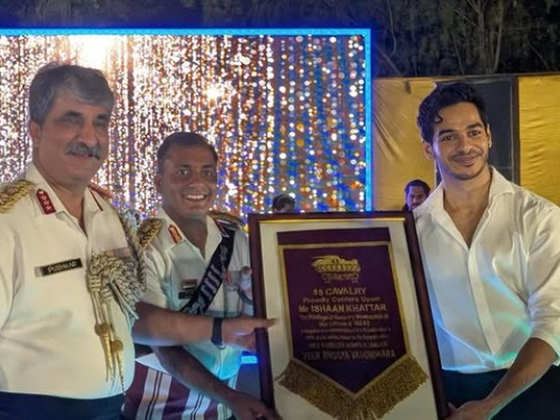 भारतीय सेना से सम्मान पाकर ईशान खट्टर ने जताया गर्व, बोले- 'अब 45 कैवेलरी मेरी रेजिमेंट है'