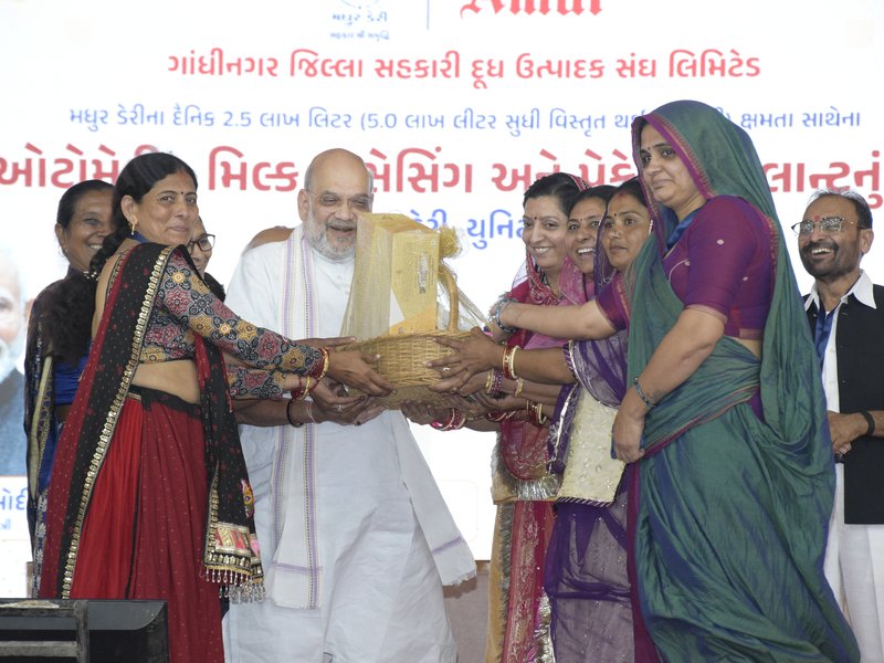 Gujarat's dairy sector deposits Rs 200 crore daily into women's bank accounts: HM Amit Shah