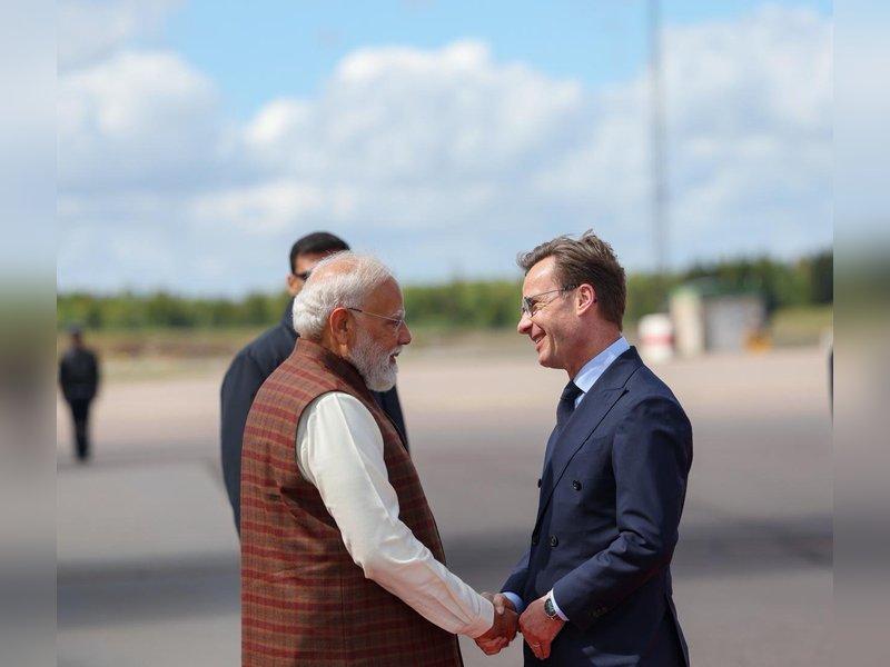 गुटेनबर्ग में पीएम मोदी का स्‍वागत, भारत-स्वीडन साझेदारी और यूरोप से निवेश सहयोग पर होगी चर्चा