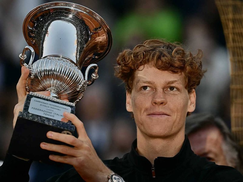 Jannik Sinner wins Italian Open and rules in Rome, continues historic Masters 1000 run with sixth successive title in top tier tournament on Sunday. Photo credit: ATP