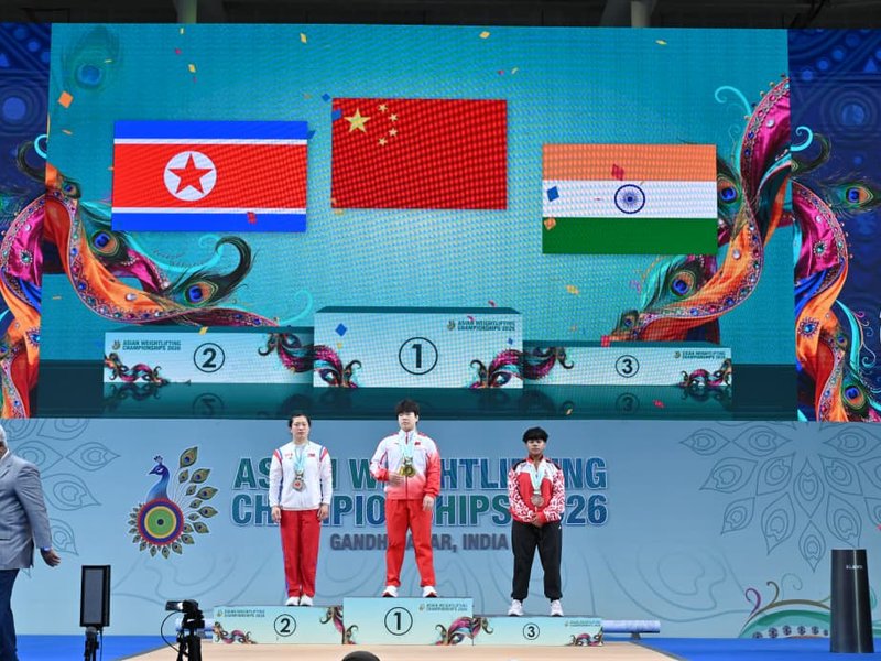 Asian Weightlifting Championships 2026: India finishes third in women’s, fifth in men’s team rankings