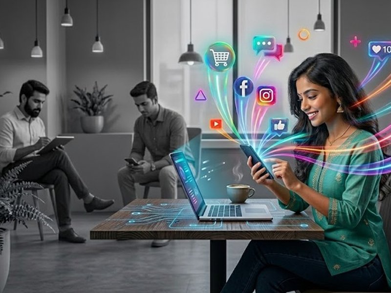Women spend nearly 50 pc more time than men on digital platforms