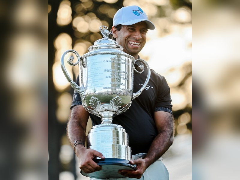 Indian-origin golfer Aaron Rai captures maiden PGA Championship title (Credit: X/PGA Tour)