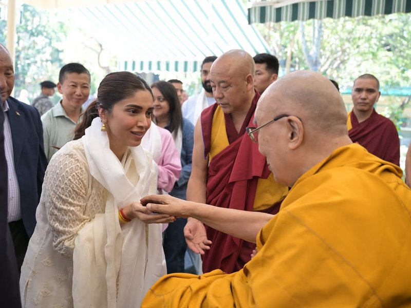 Bhumi Pednekar shares glimpse of her ‘inward journey’ as she meets Dalai Lama