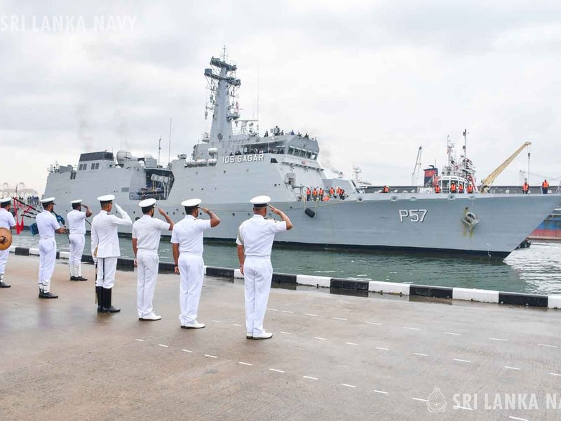 IOS Sagar's visit to Sri Lanka reinforces shared commitment towards regional peace: Indian Navy