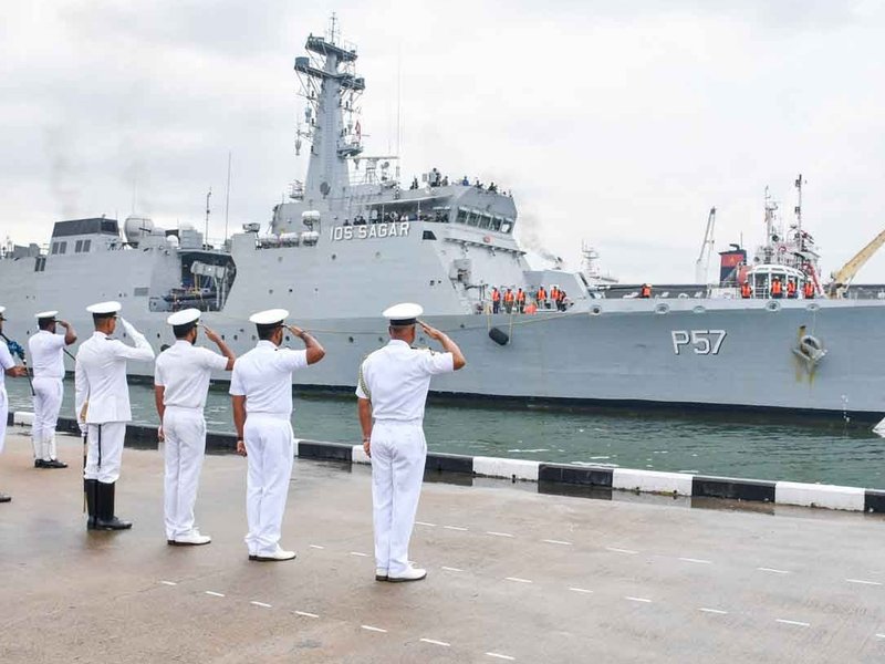 IOS Sagar's visit to Sri Lanka reinforces shared commitment towards regional peace: Indian Navy