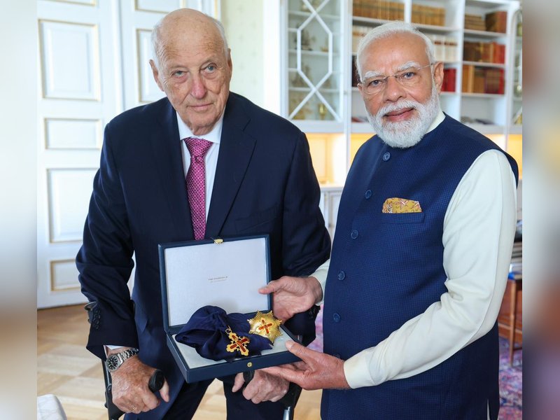 PM Modi conferred with 32nd global honour — Grand Cross of Royal Norwegian Order of Merit