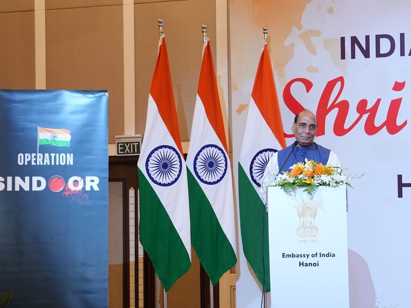 Operation Sindoor reflects India’s growing strength: Rajnath Singh in Hanoi
