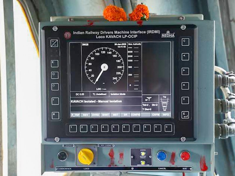 Indian Railways rolls out KAVACH 4.0 safety system for 1st time in Hyderabad division