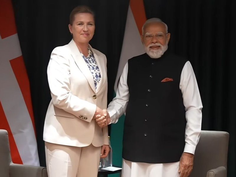 PM Modi, Danish counterpart Mette Frederiksen discuss bilateral ties in Oslo
