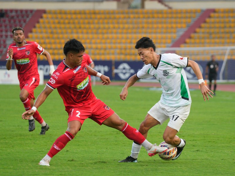 NorthEast United end campaign with win over relegated Mohammedan Sporting in the Indian Super League (ISL) 2025-26 at the Indira Gandhi Athletic Stadium in Guwahati on Tuesday. Photo credit: AIFF