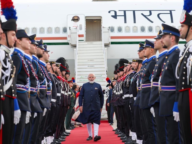 PM Modi arrives in Italy, scripting a new chapter in the India-Italy Strategic Partnership