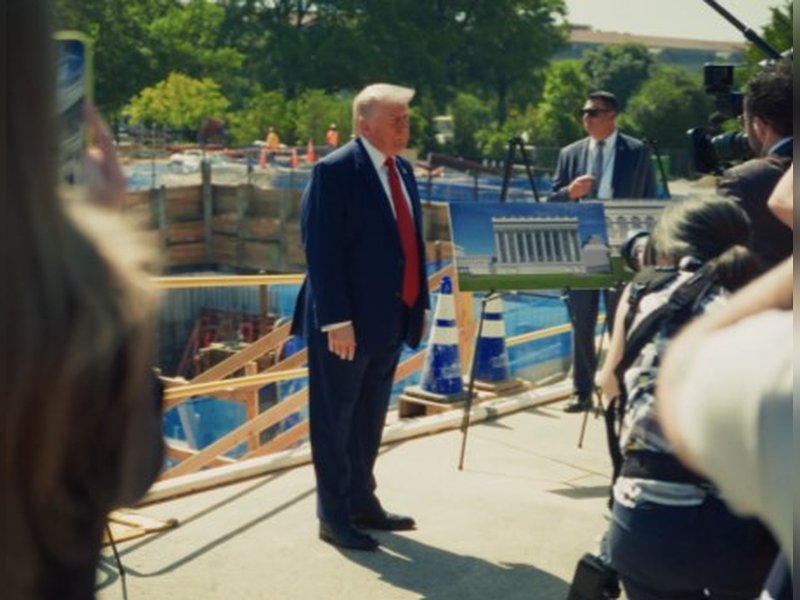 Trump unveils ‘drone-proof’ White House ballroom