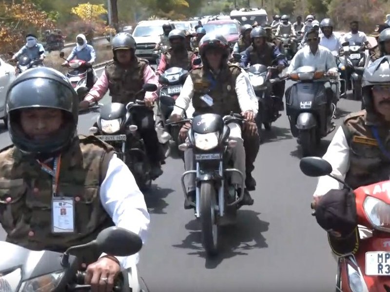 MP dowry death: Ex-servicemen take out bike rally in Bhopal, seek justice for Twisha