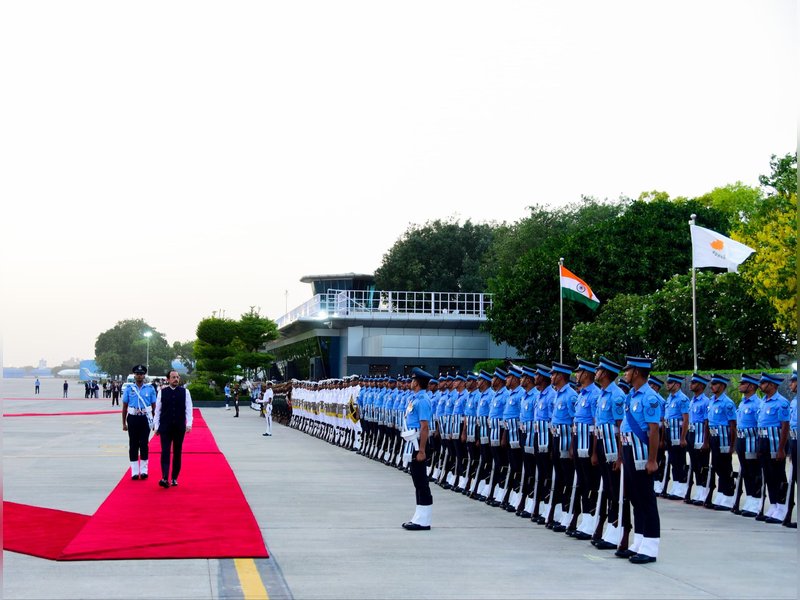 Cyprus President arrives in New Delhi for second leg of India visit