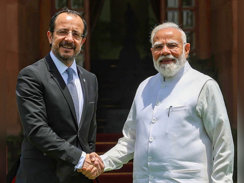 भारत और साइप्रस बने स्ट्रेटेजिक पार्टनर, अगले पांच वर्षों में निवेश दोगुना करने का लक्ष्य : पीएम मोदी