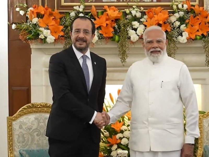 PM Modi, Cyprus President Nikos Christodoulides hold bilateral talks in New Delhi