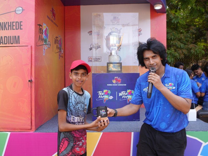 T20 Mumbai League Trophy tour ignites excitement among fans in Mumbai. Photo credit: MCA