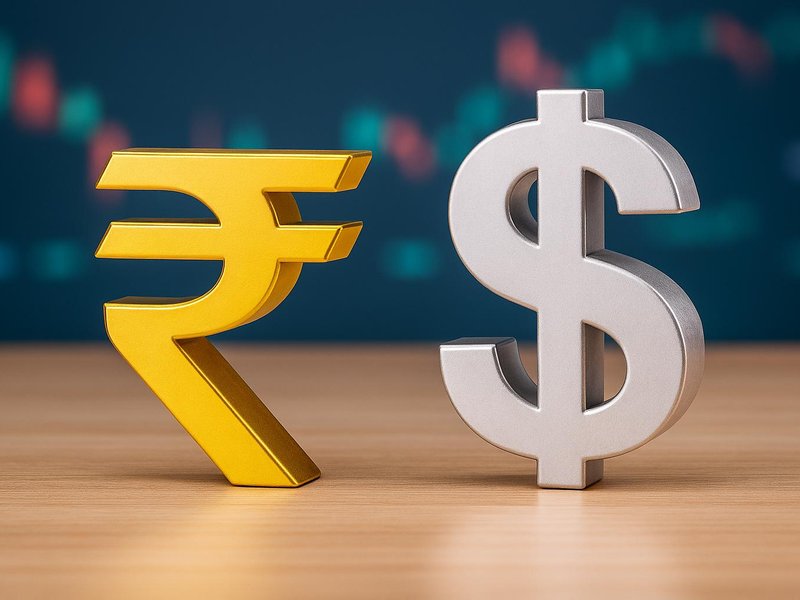 Rupee gains for 2nd straight session, closes 63 paise higher at 95.73 against dollar