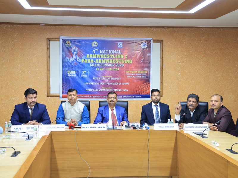 Gujarat's RRU to host 4th National Armwrestling and Para Armwrestling championship