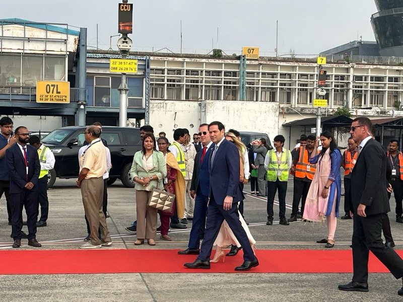 US Secretary of State Marco Rubio arrives in Kolkata, set to meet PM Modi today