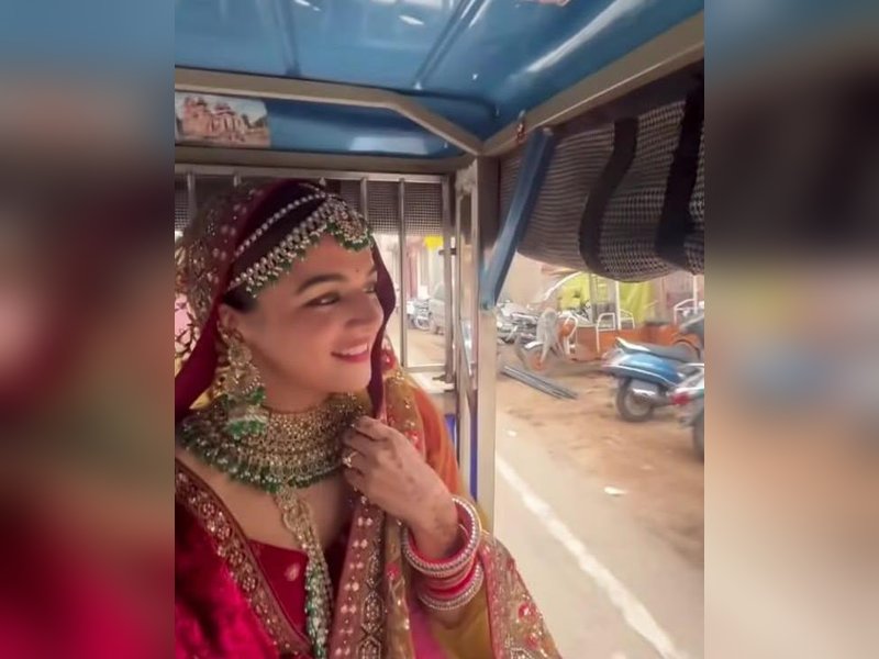 Wamiqa Gabbi marks 1 year of 'Bhool Chuk Maaf' with a special ride